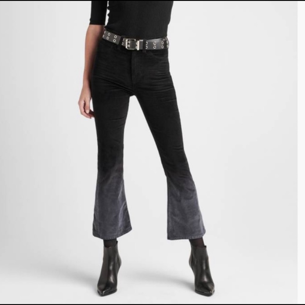 Hudson Holly High Rise Cropped Flare Pants